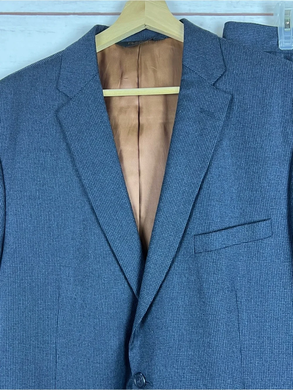 Jos. A. Bank Suit Set Mens 44L 39W Gray Joseph Slim Fit Wool 2-Button NEW
